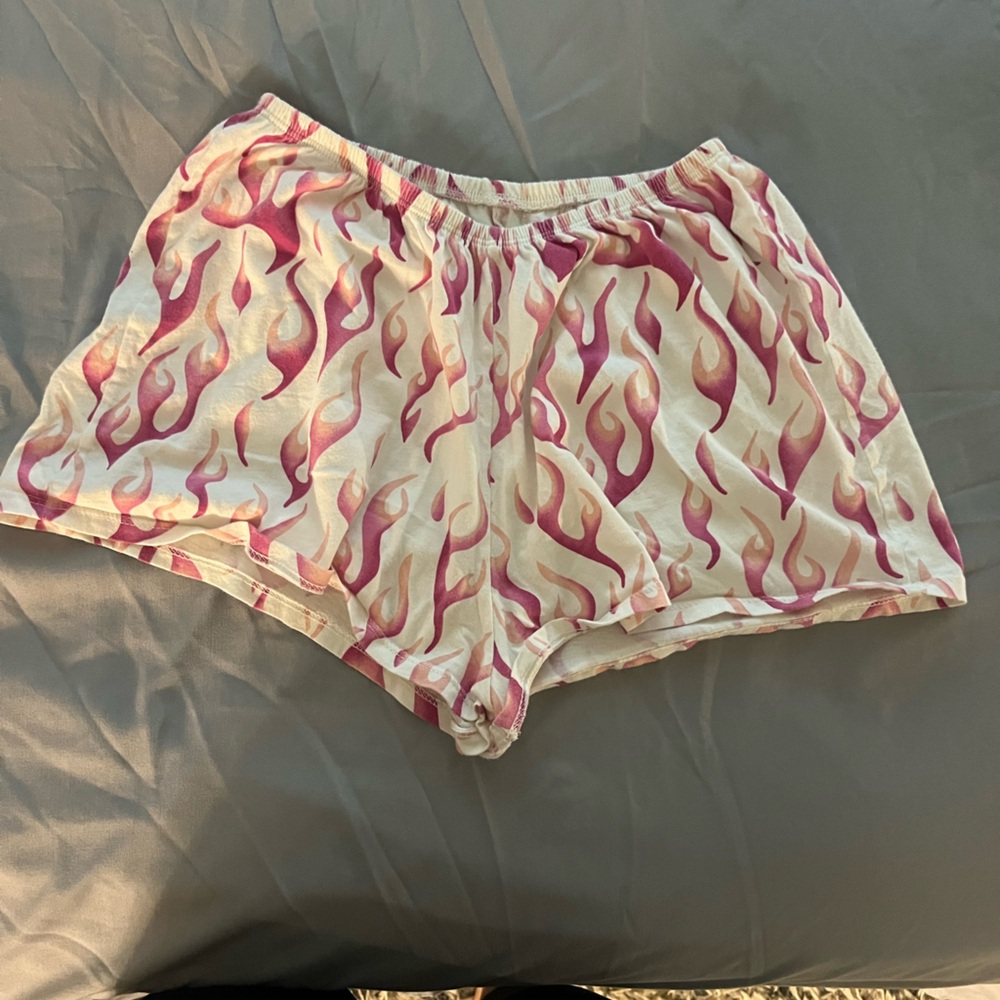 Flame cotton shorts
